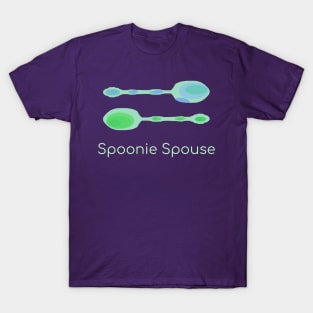 Spoonie Spouse! (Light Green) T-Shirt